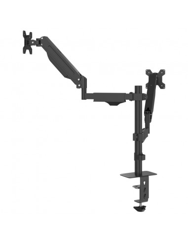 Braccio TV Doppio per Schermo VESA da Max 27" 75/100 mm 20 kg