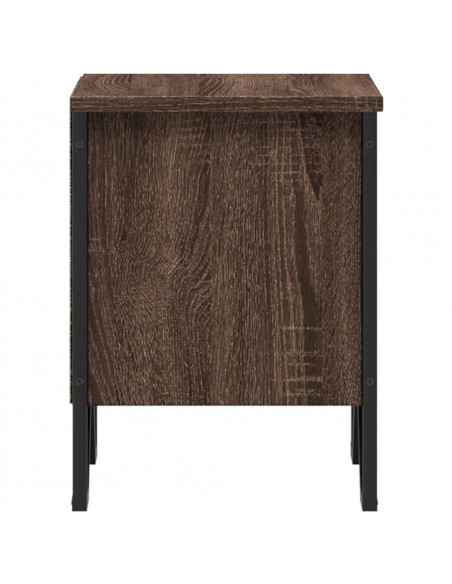 Comodini Rovere Marrone 2pz 40x30x40 cm in Truciolato