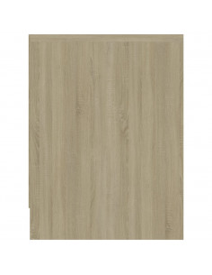 Comodini Rovere Sonoma 2 pz 40x30x40 cm in Legno Multistrato