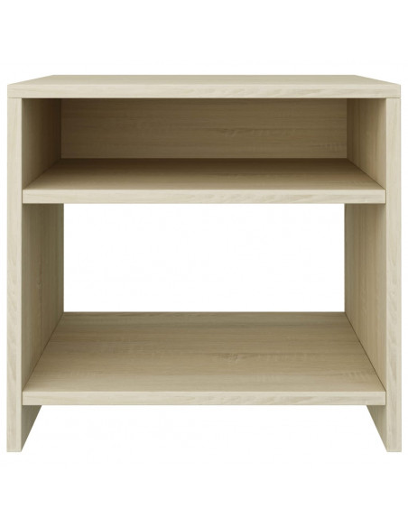 Comodini Rovere Sonoma 2 pz 40x30x40 cm in Legno Multistrato