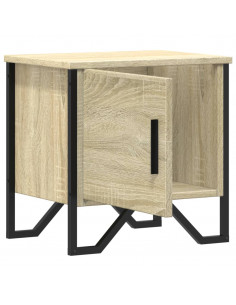 Comodini Rovere Sonoma 2 pz 40x30x40 cm in Legno Multistrato