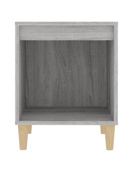 Comodino 2 pz Grigio Sonoma 40x35x50 cm