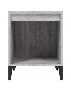 Comodino 2 pz Grigio Sonoma 40x35x50 cm