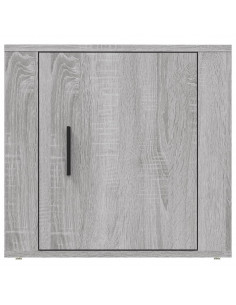 Comodino 2 pz Grigio Sonoma 50x39x47 cm