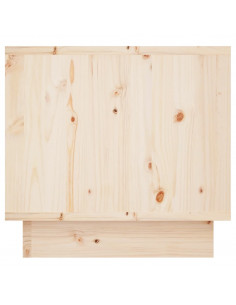 Comodino 35x34x32 cm in Legno Massello di Pino