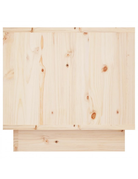 Comodino 35x34x32 cm in Legno Massello di Pino