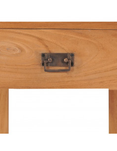 Comodino 35x35x50 cm in Legno Massello di Teak