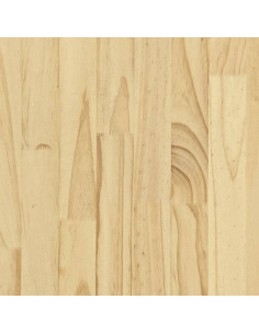 Comodino 40x29,5x64 cm in Legno Massello di Pino