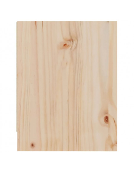 Comodino 40x30,5x40 cm in Legno Massello di Pino