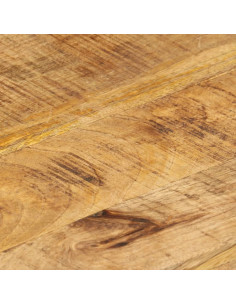 Comodino 40x30x50 cm in Legno Massello di Mango