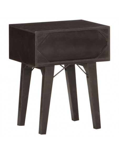 Comodino 40x30x50 cm in Legno Massello di Recupero