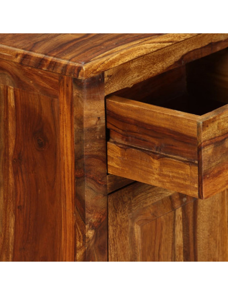 Comodino 40x30x50 cm in Legno Massello di Sheesham