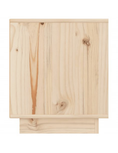 Comodino 40x34x40 cm in Legno Massello di Pino