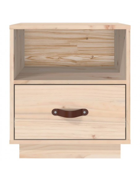 Comodino 40x34x45 cm in Legno Massello di Pino