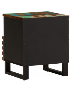 Comodino 40x34x46 cm in Legno Massello di Recupero