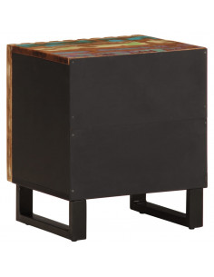 Comodino 40x34x46 cm in Legno Massello di Recupero