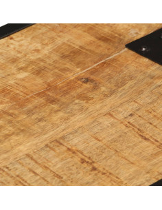 Comodino 43x30x51 in Legno Massello di Mango Grezzo