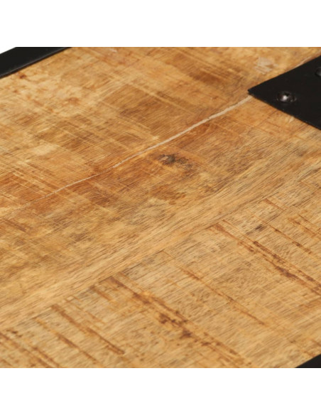 Comodino 43x30x51 in Legno Massello di Mango Grezzo