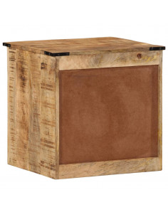 Comodino 45x40x45 cm in Legno Massello di Mango