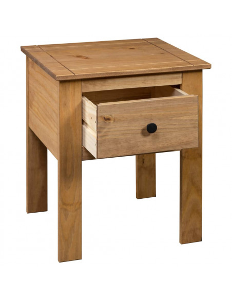 Comodino 46x40x57 cm in Legno di Pino Panama Range