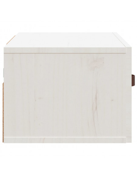Comodino a Muro Bianco 40x29,5x22 cm