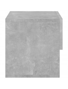 Comodino a Muro Grigio Cemento