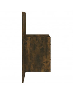 Comodino a Muro Rovere Fumo