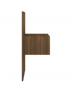 Comodino a Muro Rovere Marrone