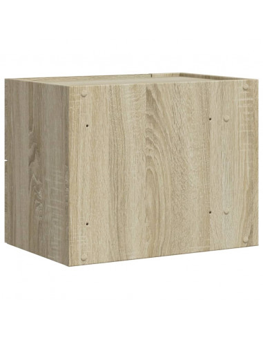 Comodino a Muro Rovere Sonoma 45x30x35 cm