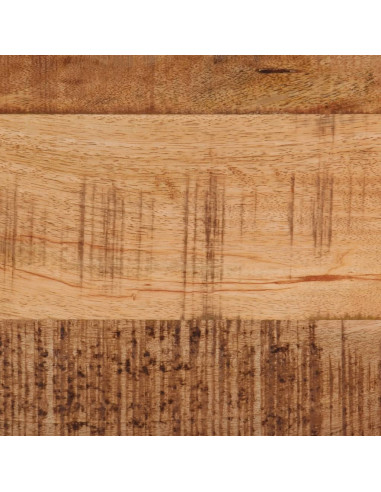 Comodino a Parete 40x30x25 cm in Legno Massello di Mango