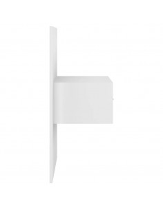 Comodino a Parete Bianco