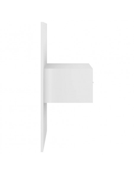 Comodino a Parete Bianco