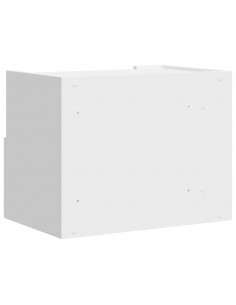 Comodino a Parete Bianco 45x30x35 cm