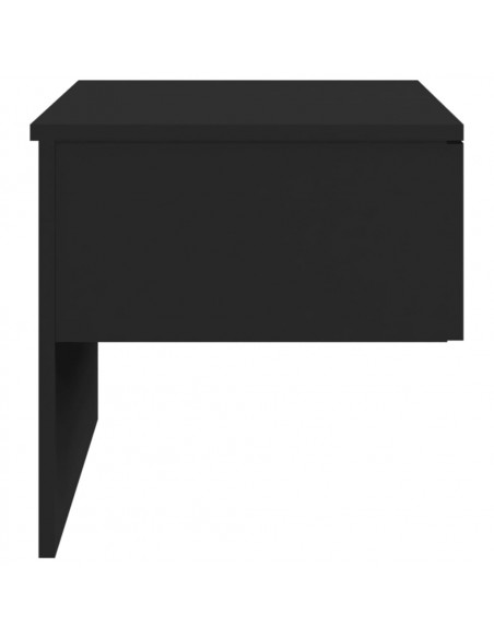 Comodino a Parete Nero