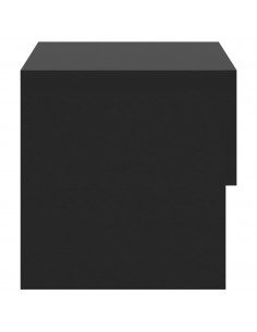 Comodino a Parete Nero