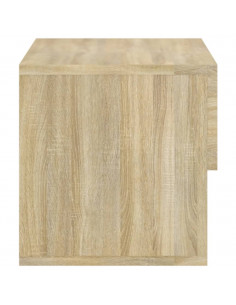 Comodino a Parete Rovere Sonoma