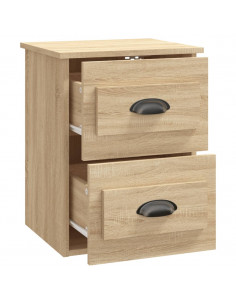 Comodino a Parete Rovere Sonoma 41,5x36x53 cm