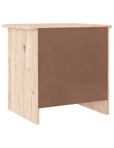 Comodino ALTA 41x35x41 cm in Legno Massello di Pino