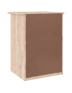 Comodino ALTA 41x35x55,5 cm in Legno Massello di Pino
