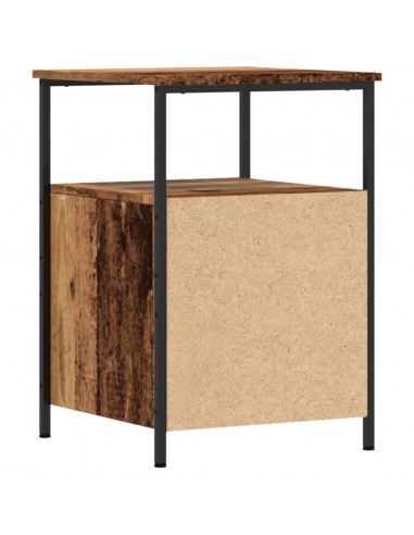 Comodini Legno Antico 2 pz 34x35,5x50 cm in Legno Multistrato