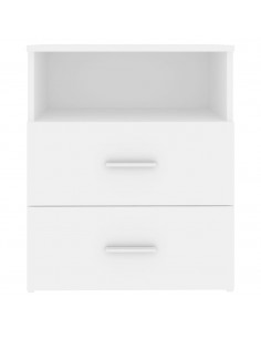 Comodino Bianco 50x32x60 cm