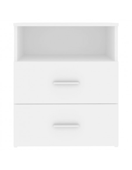Comodino Bianco 50x32x60 cm