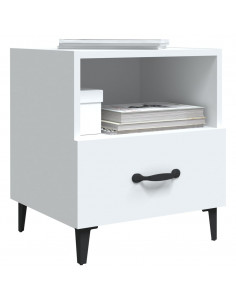 Comodino Bianco in Legno Multistrato