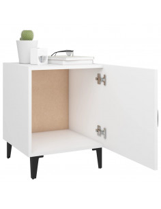 Comodino Bianco in Legno Multistrato