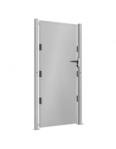 Cancello da Giardino 105x205 cm in Acciaio Corten