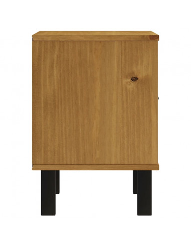 Comodino FLAM 40x35x50 cm in Legno Massello di Pino