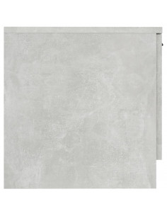 Comodino Grigio Cemento 40x39x40 cm