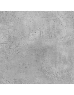 Comodino Grigio Cemento 40x40x66 cm in Legno Multistrato