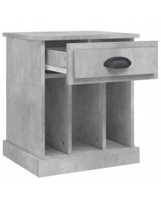 Comodino Grigio Cemento 43x36x50 cm