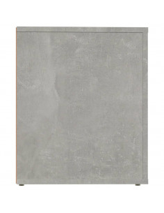 Comodino Grigio Cemento 50x39x47 cm